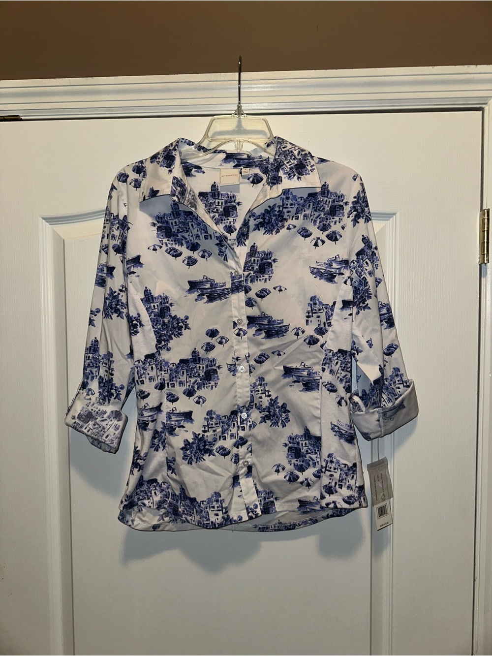Zac & Rachel Women’s Button Up Blouse Size Medium Brand New With Tags